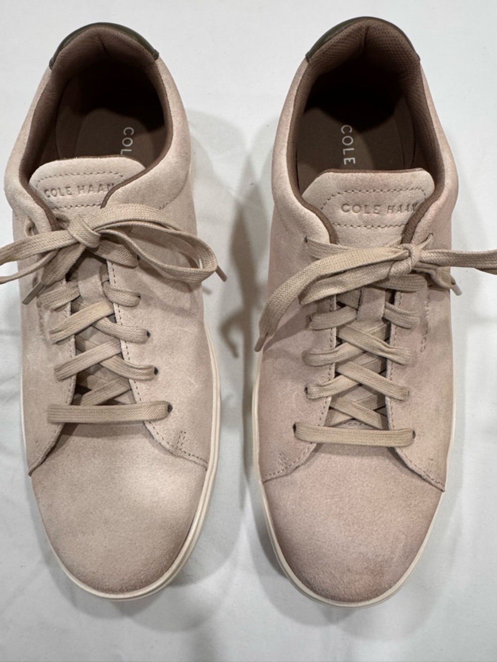 Cole Haan Grand 360 Suede Sneakers Men’s Size 11 Beige Casual Comfort